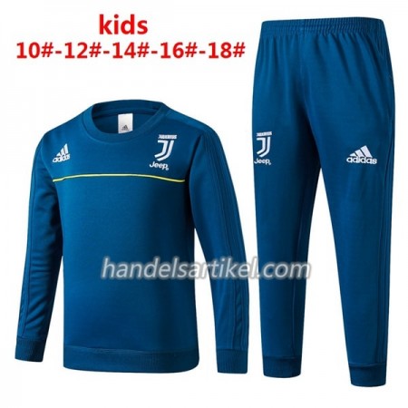 Kinder Juventus Sweatshirts Anzüge 2017-18 Blau
